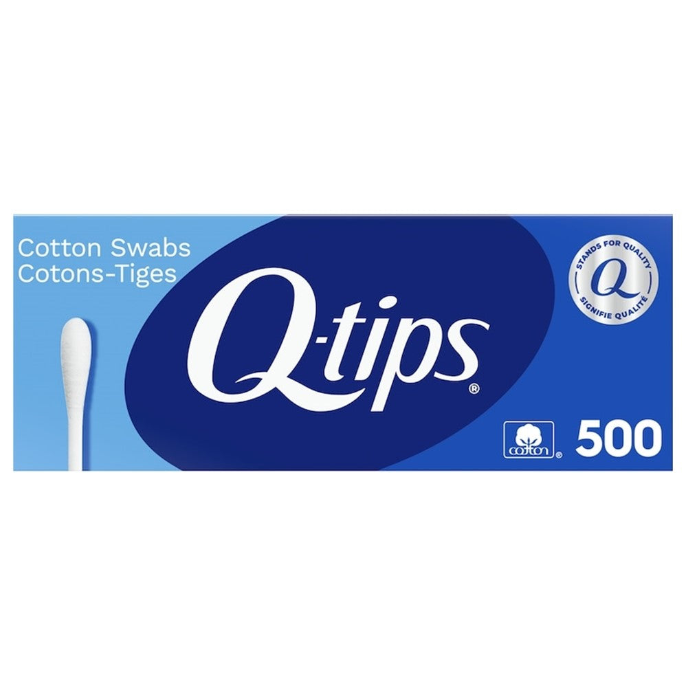 Q-tips Cotton Swabs - 500ct/4pk