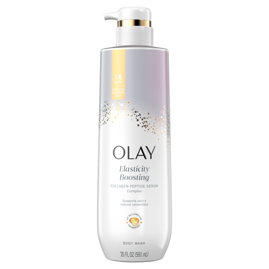 Olay Elasticity Boosting Body Wash With Collagen Peptide Serum Complex - 20oz/4pk