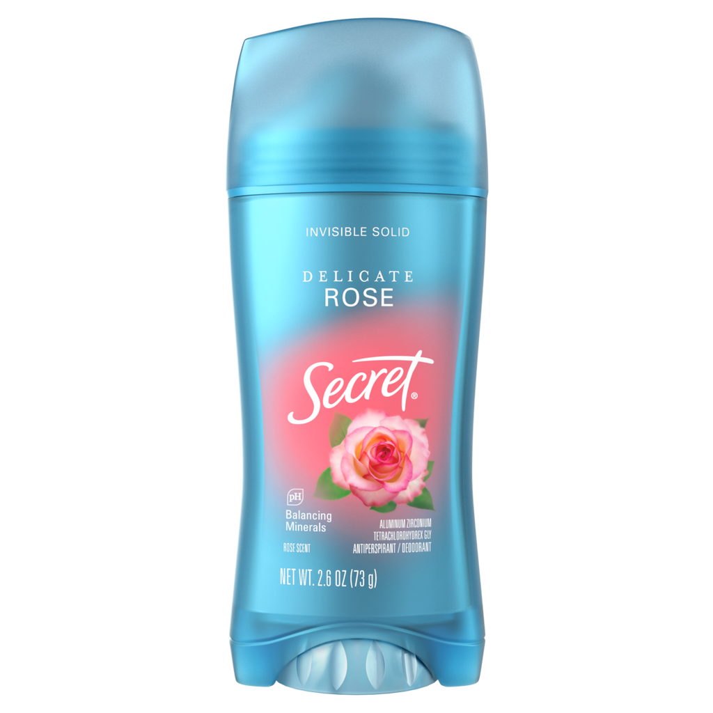 Secret Fresh Invisible Solid Antiperspirant And Deodorant For Women Rose Scent - 2.6oz/12pk