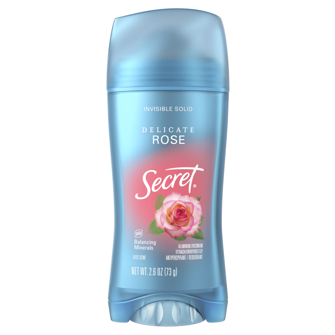 Secret Fresh Invisible Solid Antiperspirant And Deodorant For Women Rose Scent - 2.6oz/12pk