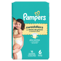 Pampers Swaddlers Diapers Size S6 (23-44 Lbs) Absorbent Keeps Baby Dry And Comfortable Pediatrician Recommended Skin Safe Disposable Baby Diaper - 16ct/4pk
