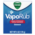 Vicks Vaporub Original Cough Suppressant Topical Chest Rub & Analgesic Ointment Medicated Vicks Vapors Relief From Cough Due To Cold Aches & Pains - 6oz/12pk