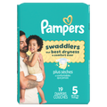 Pampers Swaddlers Diapers Size S5 (20-37 Lbs) Absorbent Keeps Baby Dry And Comfortable Pediatrician Recommended Skin Safe Disposable Baby Diaper - 19ct/4pk