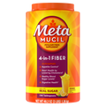 Metamucil 4-in-1 Psyllium Husk Glp-1 Friendly Fiber Supplement Real Sugar 114 Tablespoons Orange Flavored  Daily Fiber Powder For Digestive Health Made With Plant-Based Psyllium Husk Fiber - 48.2oz/4pk