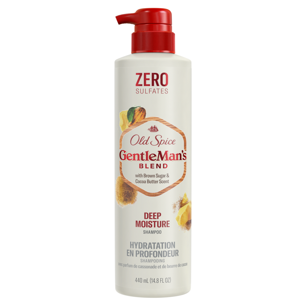 Old Spice Gentleman'S Blend Deep Moisture Men's Shampoo With Brown Sugar & Cocoa Butter Scent - 14.8oz/4pk