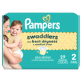Pampers Swaddlers Diapers Size S2 (10-22 Lbs) Absorbent Keeps Baby Dry And Comfortable Pediatrician Recommended Skin Safe Disposable Baby Diaper - 29ct/4pk