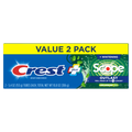 Crest Whitening Plus Scope Outlast Toothpaste Long Lasting Mint Pack Of 2 - (2x5.4)oz/6pk