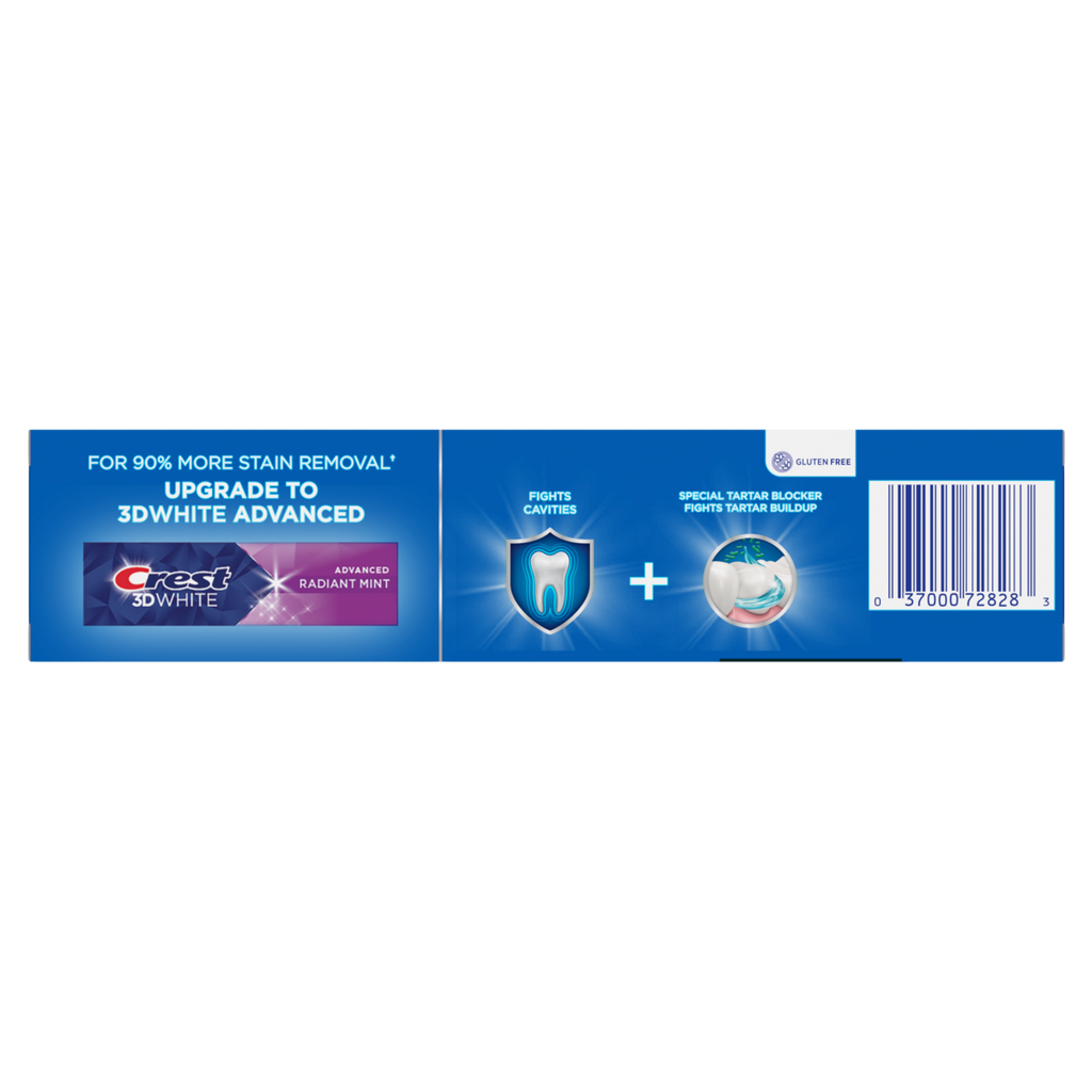 Crest Plus Tartar Protection Toothpaste Whitening Cool Mint - 8.2oz/24pk