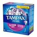 Tampax Pearl Tampons With Leakguard Braid Ultra Absorbency Unscented - 18ct/12pk