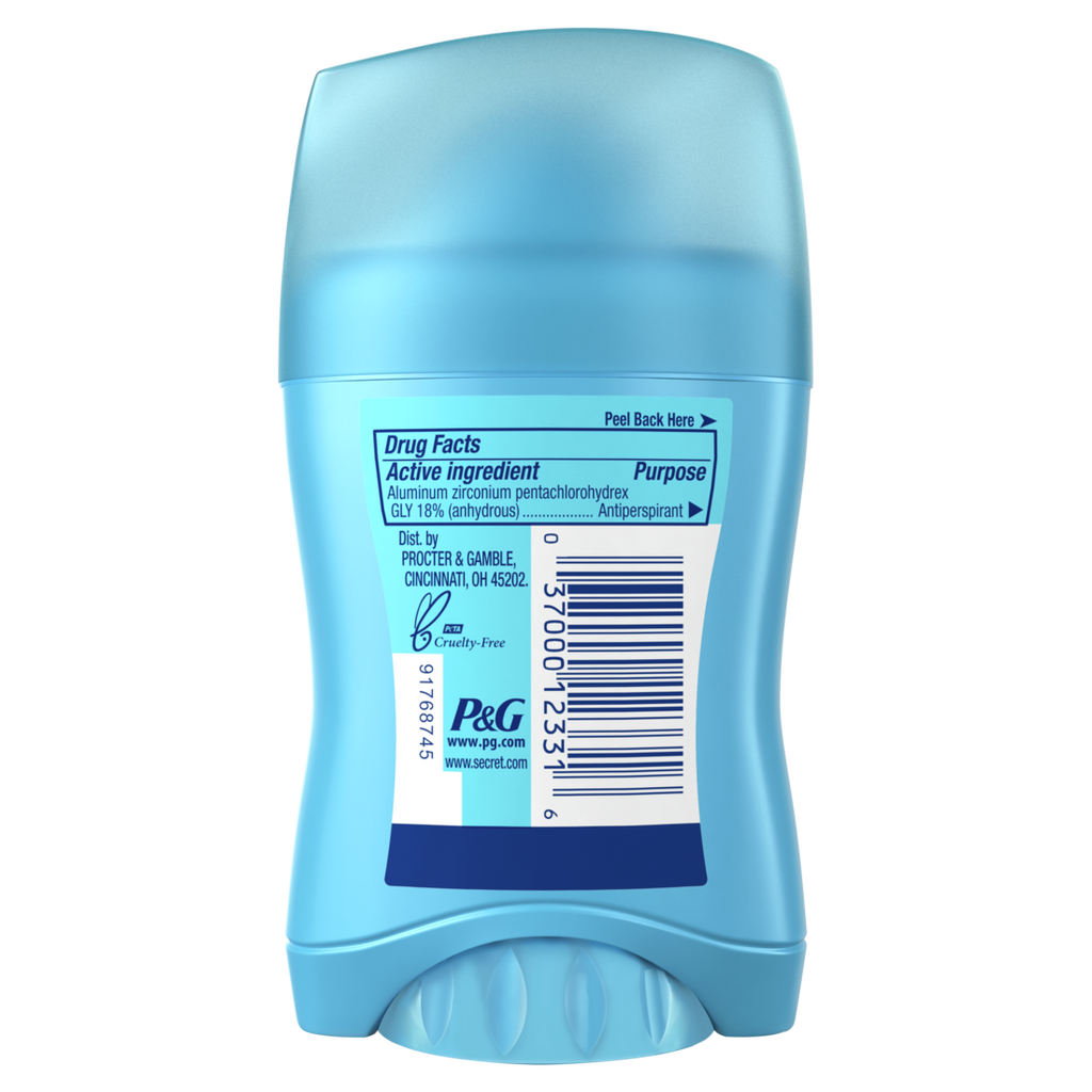 Secret Invisible Solid Antiperspirant And Deodorant Powder Fresh - 1.6oz/12pk