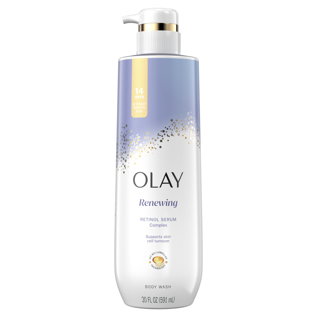 Olay Renewing Body Wash With Retinol Serum Complex - 20oz/4pk