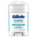Gillette Clinical Protection Soft Solid Antiperspirant And Deodorant For Men Ultimate Fresh Scent - 1.7oz/12pk