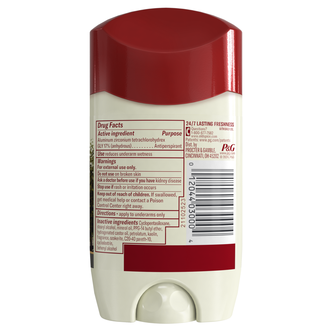Old Spice Men's Antiperspirant And Deodorant Volcano Scent 24/7 Sweat And Odor Protection - 2.6oz/12pk