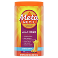 Metamucil 4-in-1 Psyllium Husk Glp-1 Friendly Fiber Supplement Sugar-Free 180 Teaspoons Orange Flavored  Daily Fiber Powder For Digestive Health Made With Plant-Based Psyllium Husk Fiber - 36.8oz/4pk