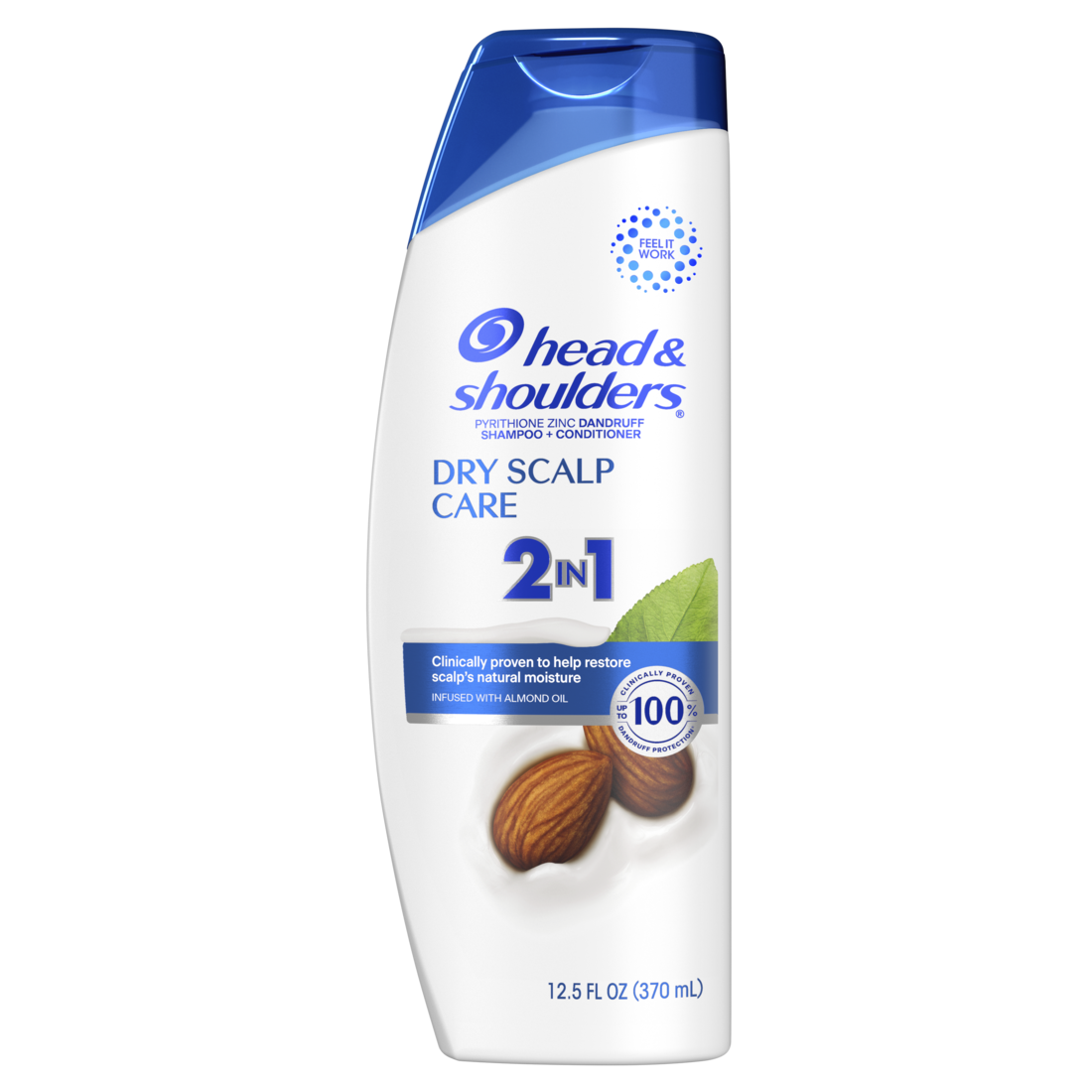 Head And Shoulders 2-in-1 Dandruff Shampoo And Conditioner Anti-Dandruff Treatment Dry Scalp Care For Daily Use Paraben Free - 12.5oz/6pk