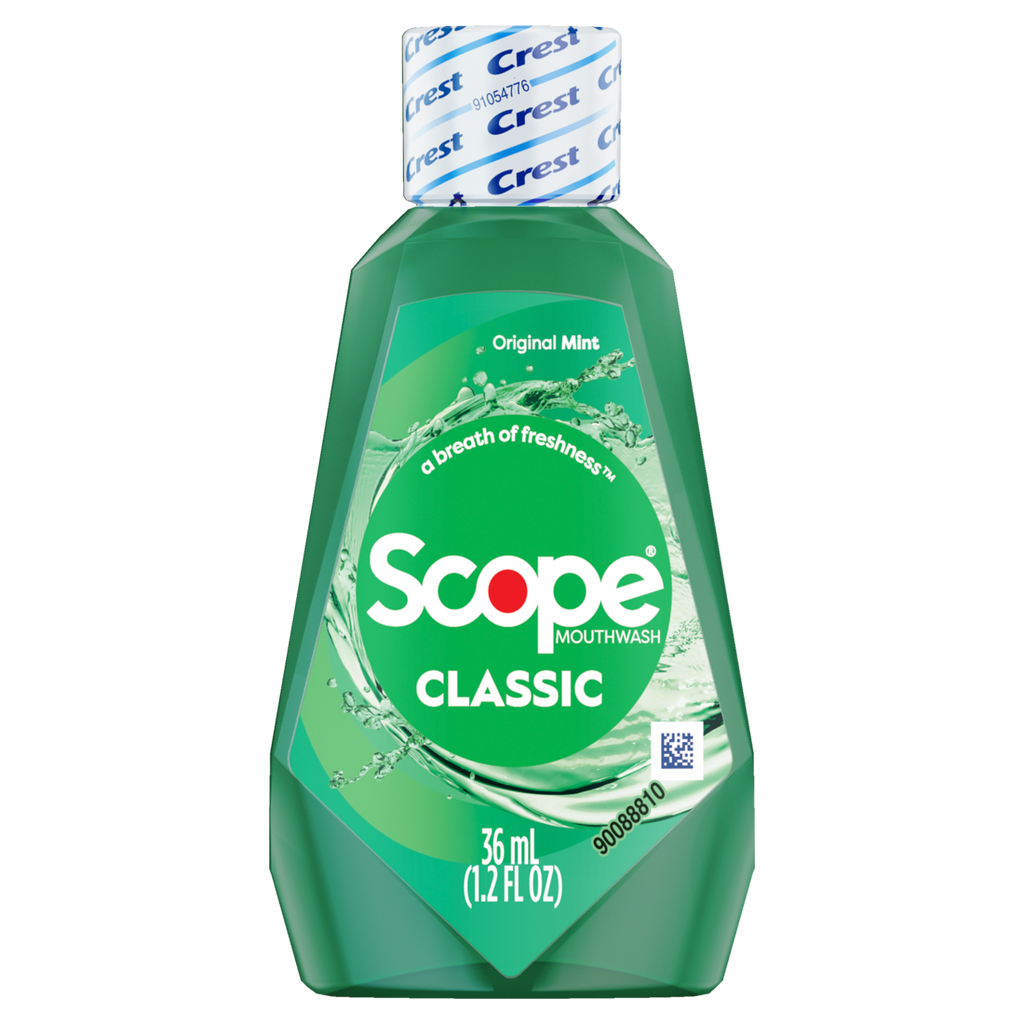 Crest Scope Classic Mouthwash Original Mint - 1.2oz/48pk