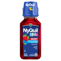 Vicks Nyquil Kids Berry Cold & Cough + Runny Nose Multi-Symptom Medicine Nighttime Relief From Sneezing Runny Nose Nasal Congestion & Cough Great-Tasting Berry Flavor Free Of Alcohol & Acetaminophen For Children Ages 6+ - 8oz/12pk