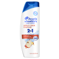 Head And Shoulders 2-in-1 Dandruff Shampoo And Conditioner Anti-Dandruff Treatment Apple Cider Vinegar For Daily Use Paraben Free - 12.5oz/6pk