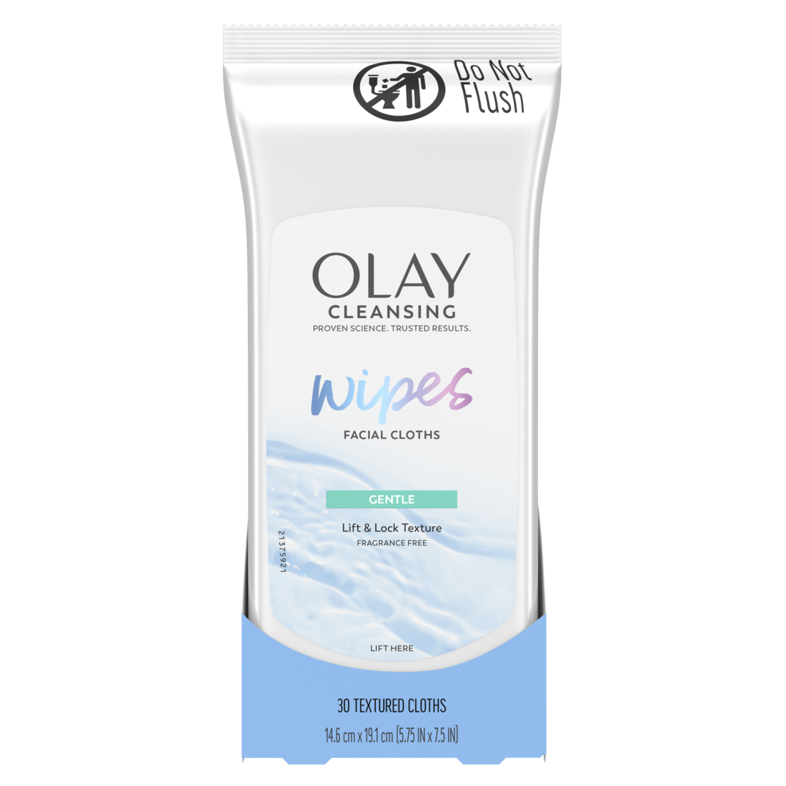 Olay Cleanse Gentle Facial Cloths Fragrance Free - 30ct/12pk