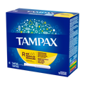 Tampax Cardboard Tampons Regular Absorbency Anti-Slip Grip Leakguard Skirt Unscented - 40ct/12pk
