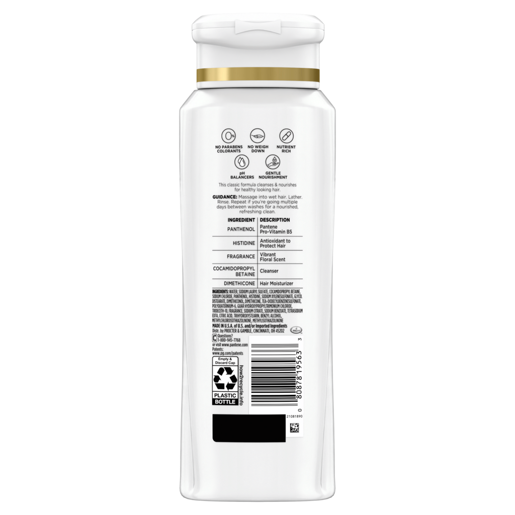Pantene Classic Clean 2-in-1 Shampoo & Conditioner - 12oz/6pk