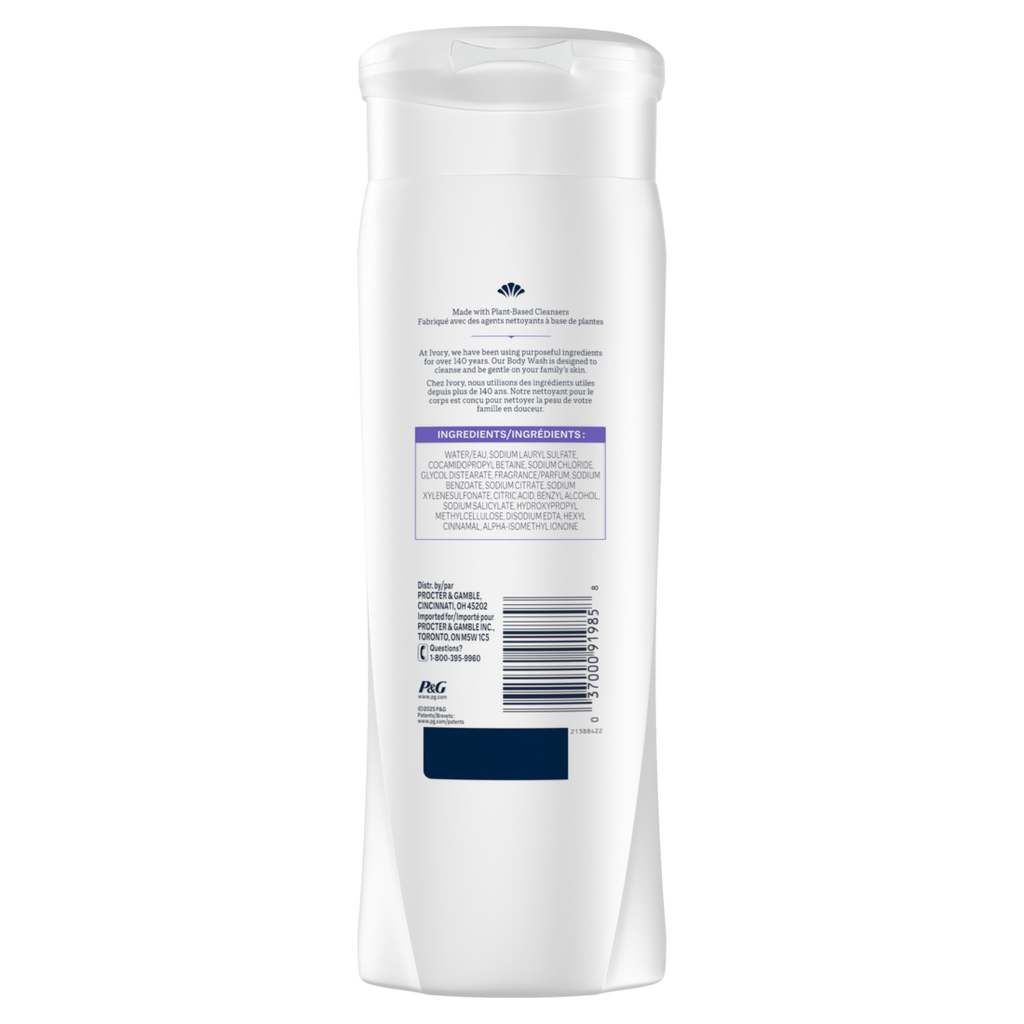 Ivory Gentle Body Wash Lavender Scent - 21oz/4pk