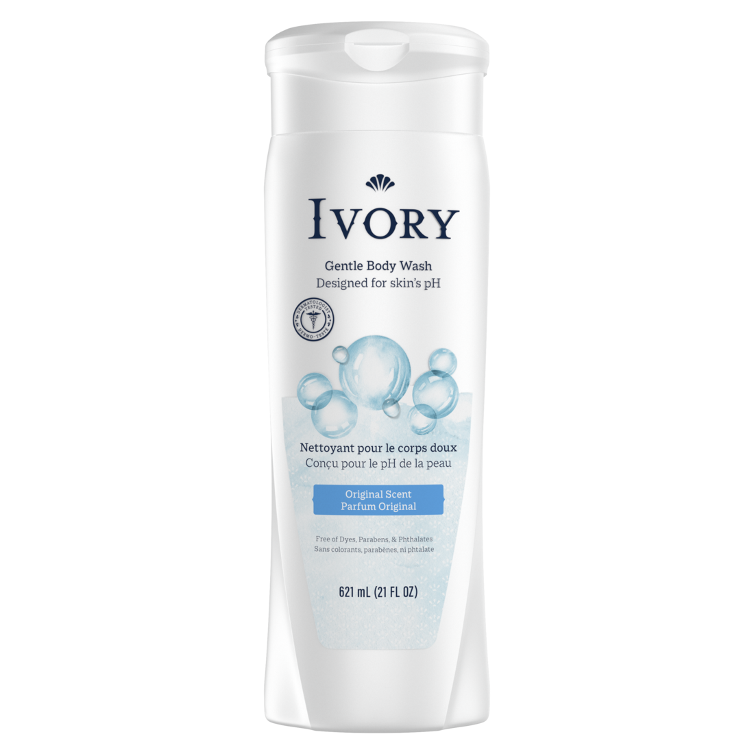 Ivory Gentle Body Wash Original  Scent - 21oz/4pk
