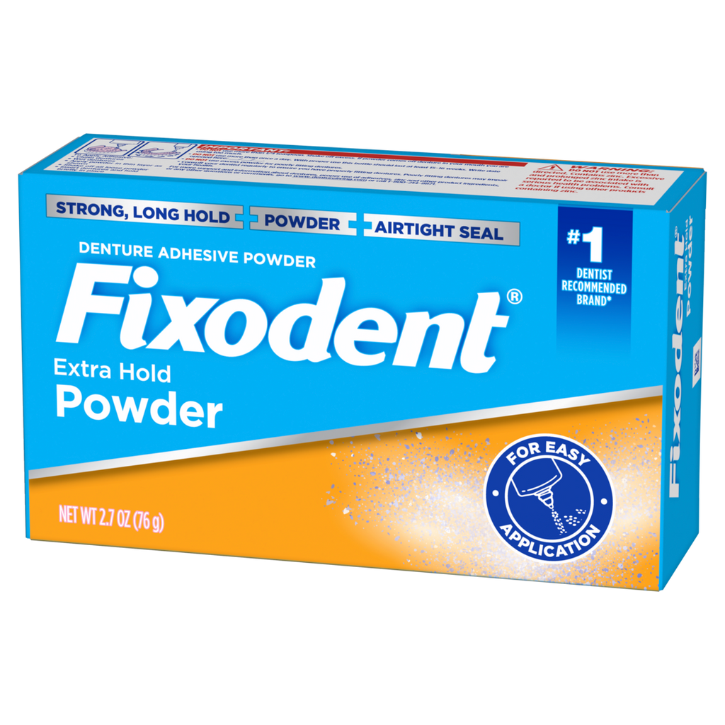 Fixodent Extra Hold Denture Powder Adhesive - 2.7oz/24pk