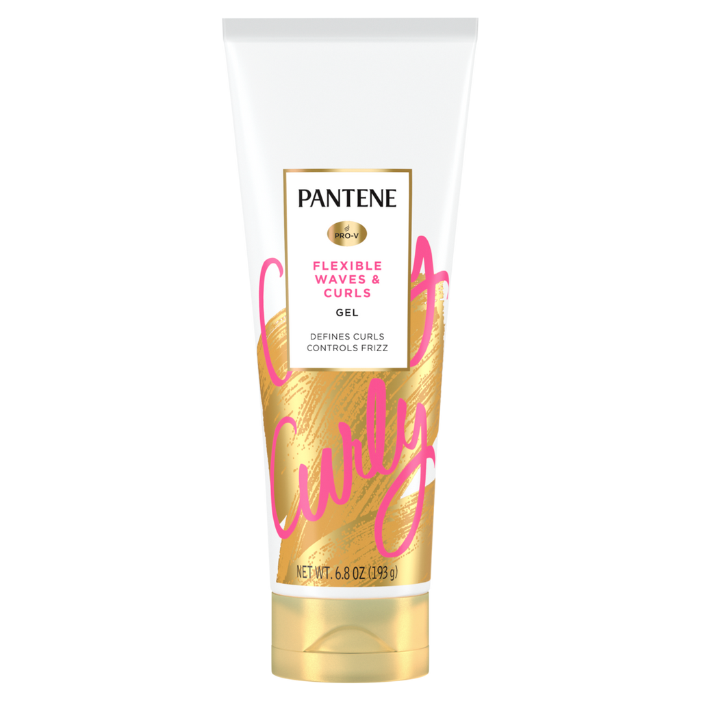 Pantene Flexible Waves & Curls Gel Tames Flyaways Defines Waves And Curls For Touchable Frizz-Free Definition - 6.8oz/12pk