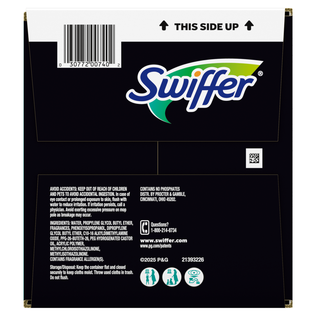 Swiffer Heavy Duty Mop Wet Multi-Surface Cloth Refills For Floor Mopping And Cleaning Pet With Febreze Odor Defense - 32ct/1pk