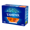 Tampax Cardboard Tampons Super Plus Absorbency Anti-Slip Grip Leakguard Skirt Unscented - 40ct/12pk