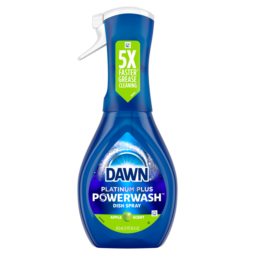 Dawn Powerwash Spray Dish Soap Dishwashing Liquid Apple 1 Starter Kit - 16oz/6pk