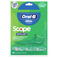 Oral-B Glide Mint Dental Floss Picks With Long Lasting Scope Flavor - 75ct/48pk