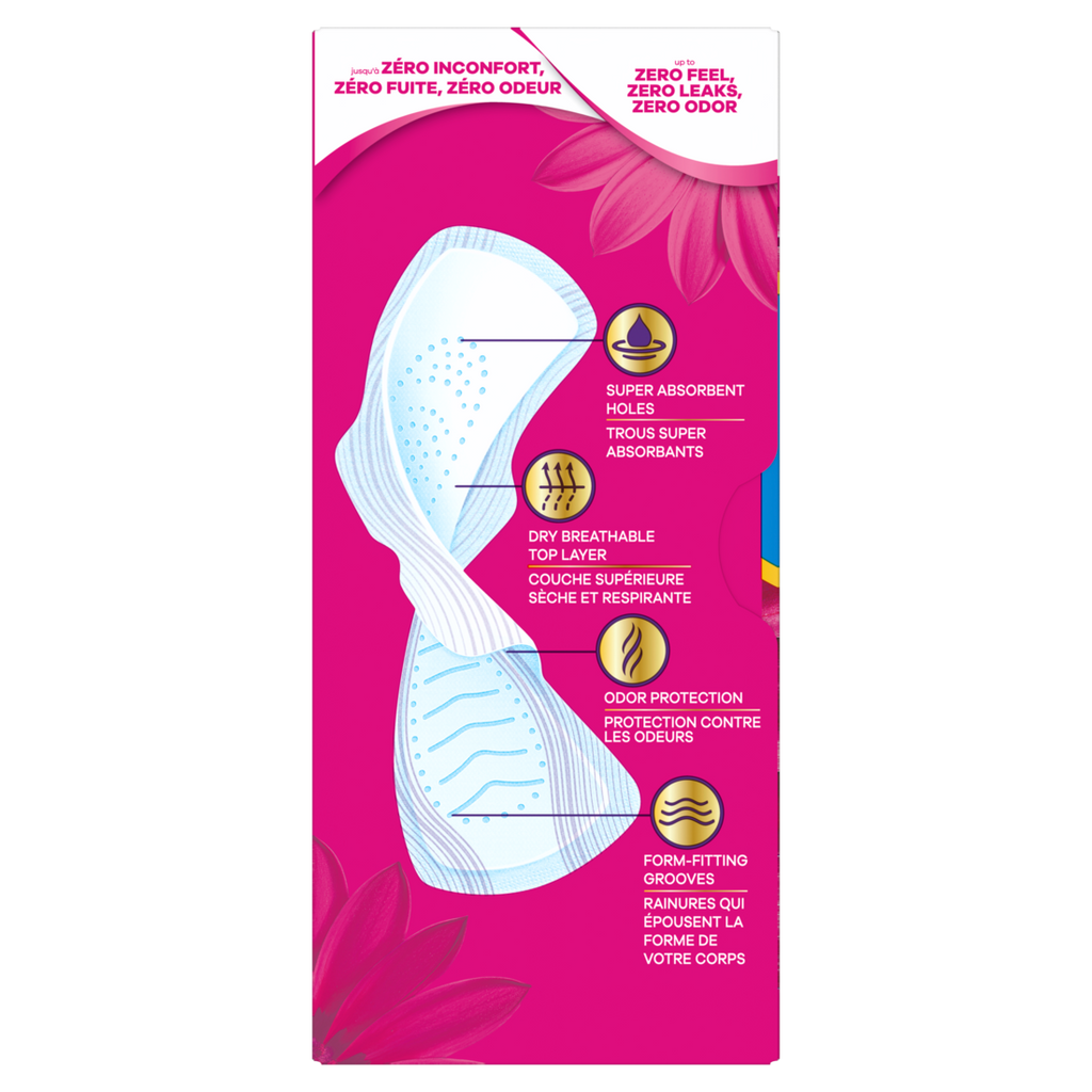 Always Radiant With Flexfoam Pads Size 3 Extra Heavy With Wings Light Clean Scent - 22ct/3pk
