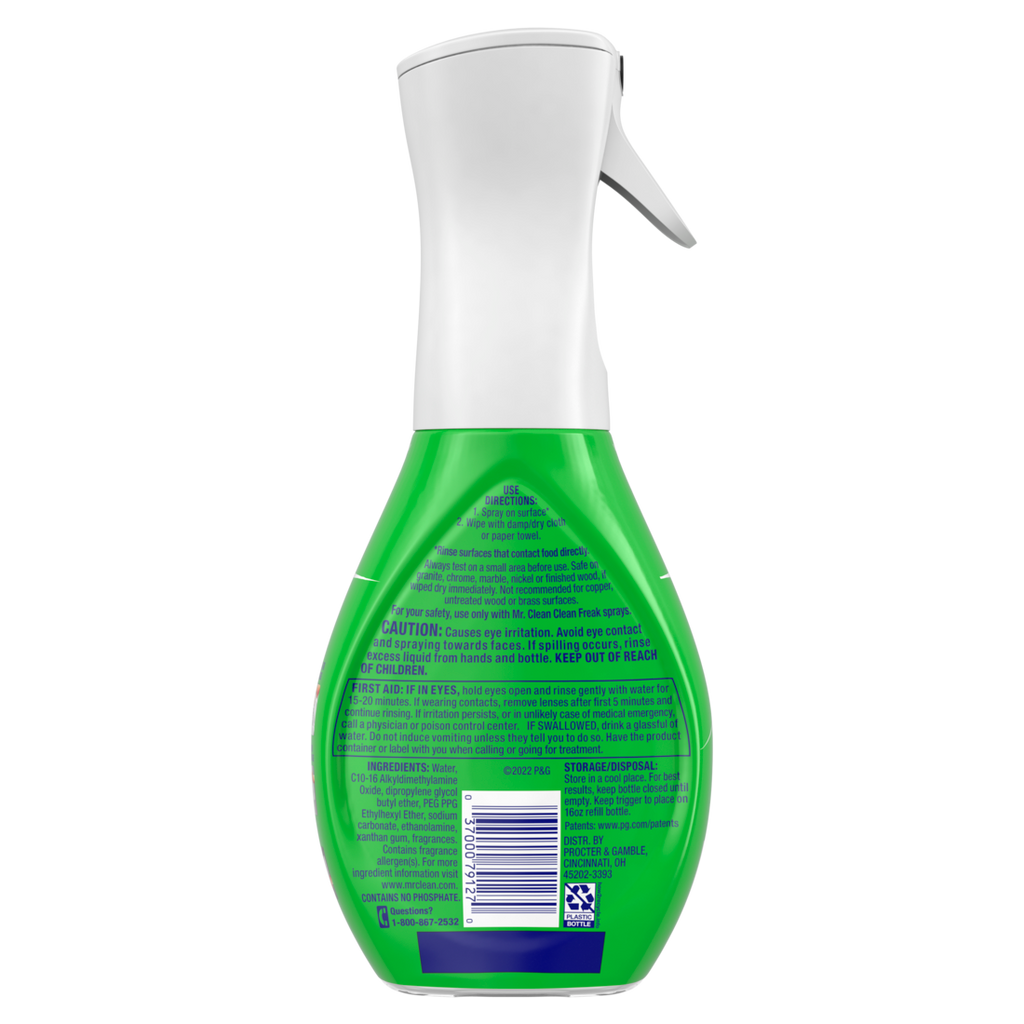 Mr. Clean Clean Freak All Purpose Cleaner Spray Multi-Surface Cleaning Gain Refill - 16oz/6pk