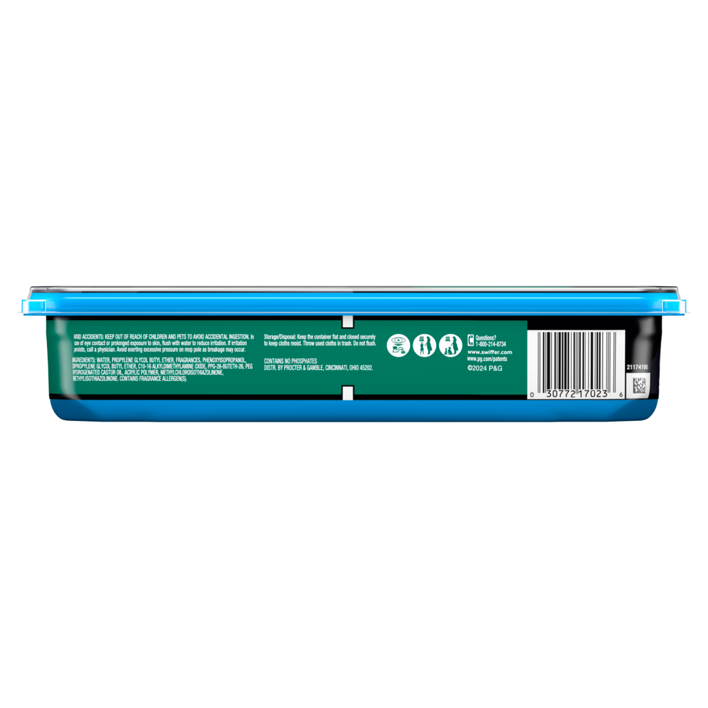 Swiffer Heavy Duty Mop Wet Multi-Surface Cloth Refills For Floor Mopping And Cleaning Gain Scent - 10ct/6pk