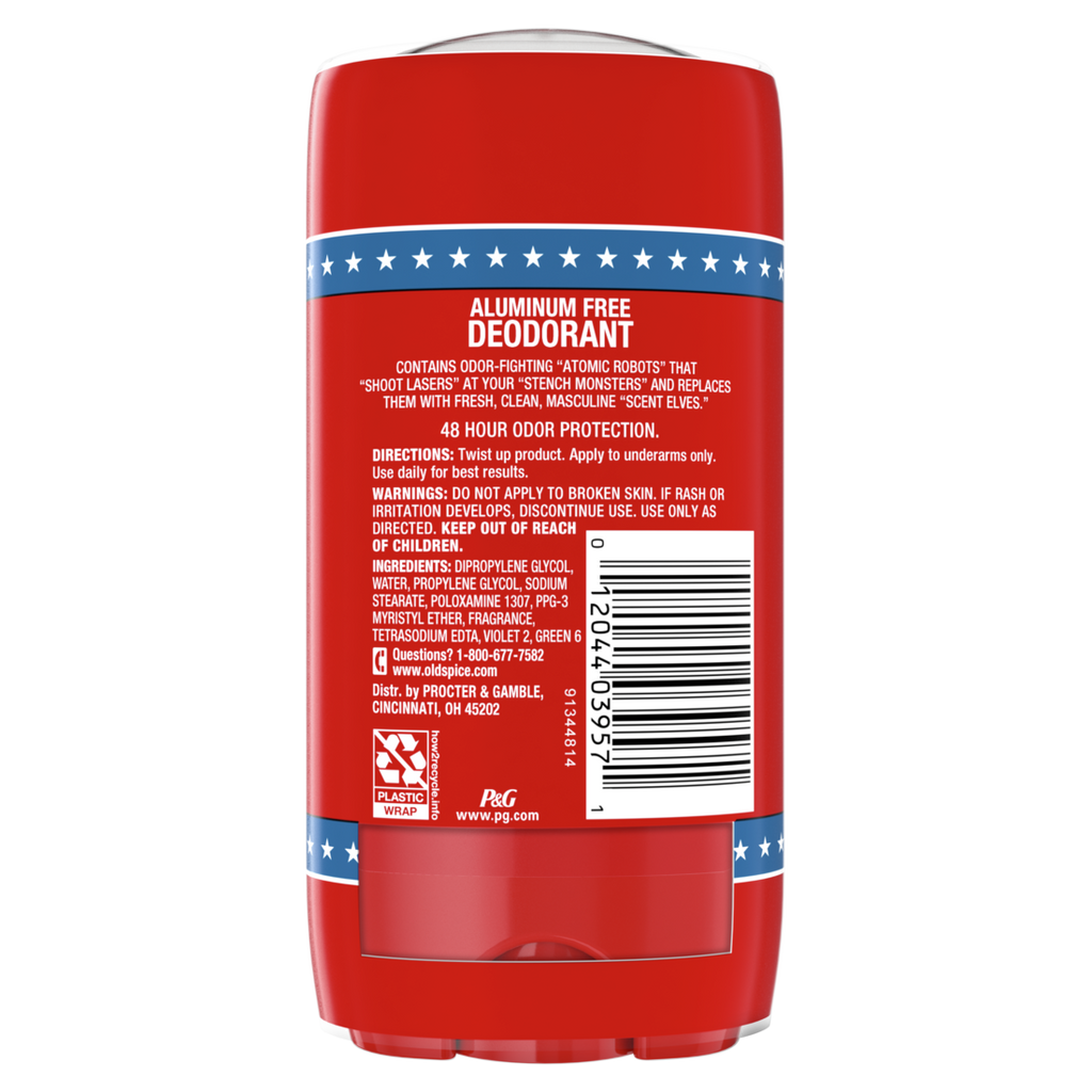 Old Spice High Endurance Deodorant For Men Aluminum Free Fresh Scent Twin Pack - (2x3.0)oz/6pk