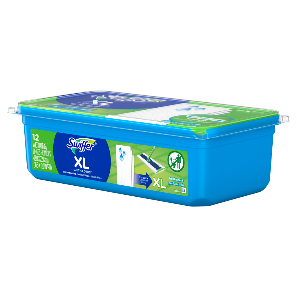 Swiffer Sweep + Mop XL Wet Pads Refill Floor Cleaner Cleaning Cloths Fresh Scent - 12ct/6pk