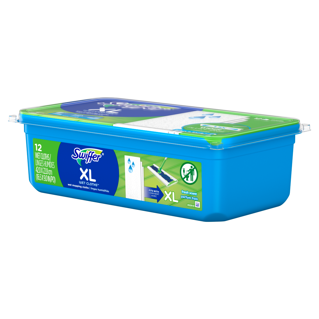 Swiffer Sweep + Mop XL Wet Pads Refill Floor Cleaner Cleaning Cloths Fresh Scent - 12ct/6pk