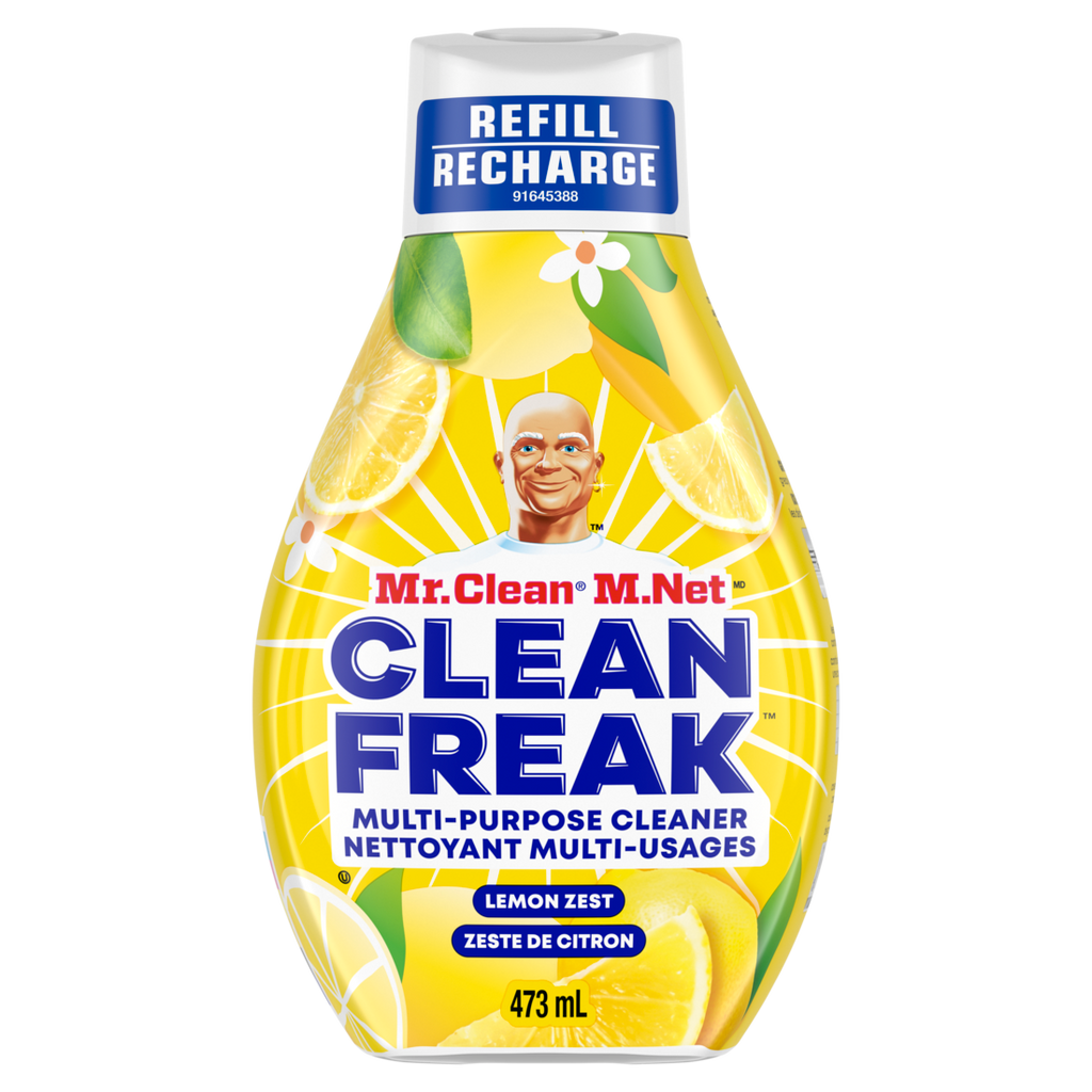 Mr. Clean Clean Freak Deep Cleaning Mist Multi-Surface Spray Lemon Zest Scent Refill - 16oz/6pk