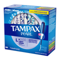Tampax Pearl Tampons With Leakguard Braid Light Absorbency Unscented - 50ct/6pk