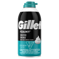 Gillette Foamy Sensitive Shave Foam For Men Sensitive Skin - 11oz/12pk