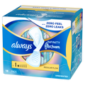 Always Infinity With Flexfoam Pads For Women Size 1 Regular Absorbency With Wings Unscented - 18ct/4pk