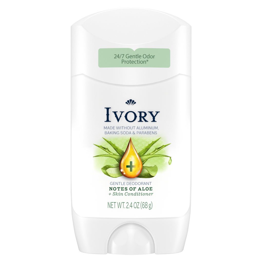 Ivory Gentle Deodorant Notes Of Aloe - 2.4oz/12pk