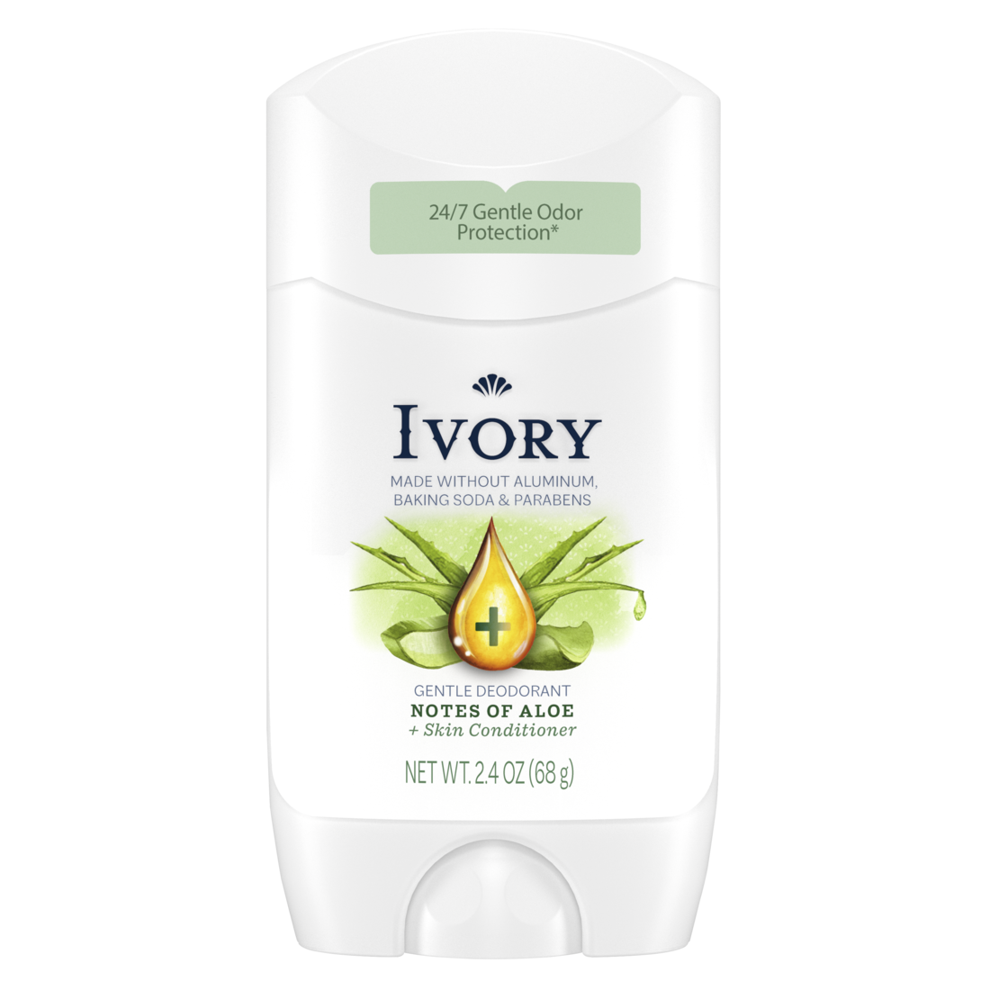 Ivory Gentle Deodorant Notes Of Aloe - 2.4oz/12pk