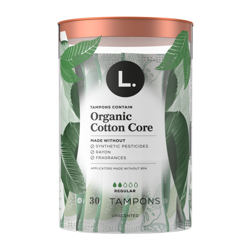 L. Tampons Made With Organic Cotton Regular Absorbency - 30ct/8pk
