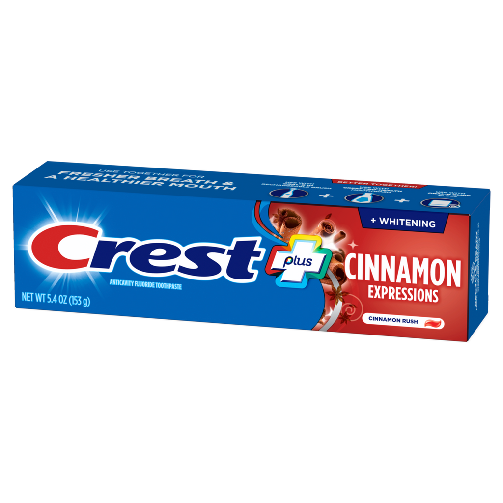 Crest Whitening Plus Cinnamon Expressions Toothpaste - 5.4oz/24pk