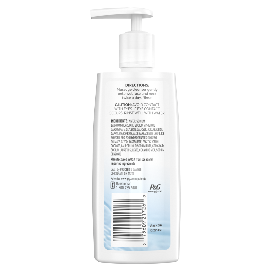 Olay Cleanse Gentle Foaming Face Cleanser - 6.7oz/12pk