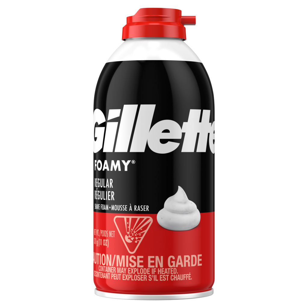 Gillette Foamy Classic Shave Foam For Men Original Scent - 11oz/12pk