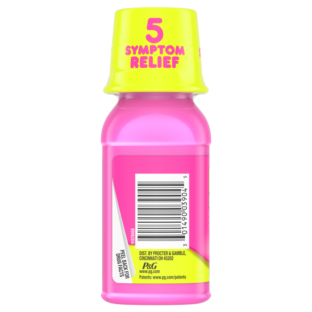 Pepto Bismol Liquid Upset Stomach Relief Nausea Relief Heartburn Relief Indigestion Relief Anti Diarrhea Medication For Adults - 5 Symptom Fast Relief - 4oz/12pk